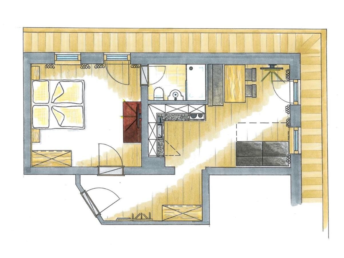 Apartment mit 1 Schlafzimmer